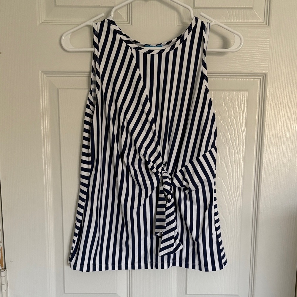 J. McLaughlin Twist front sleeveless top